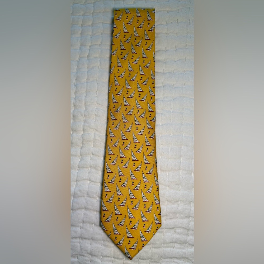 American Living Sailing/Sailboat/Mariner Theme Men’s Tie, EUC